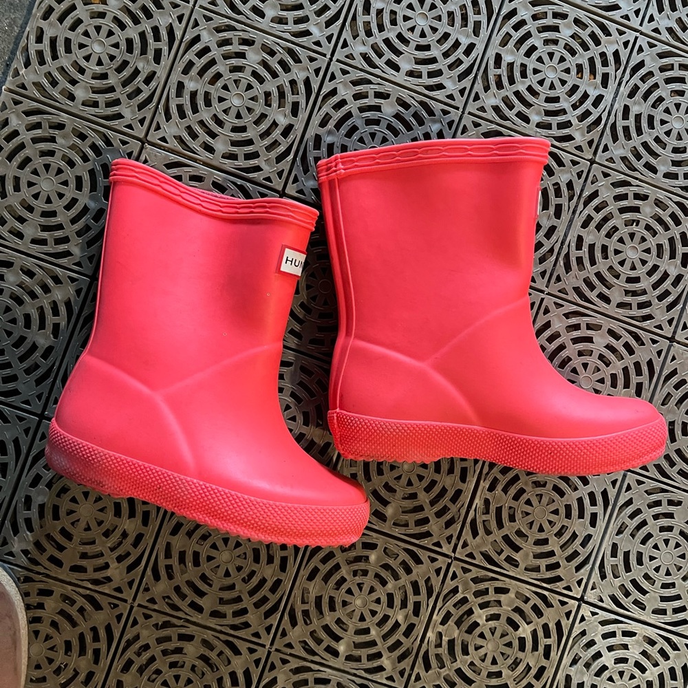 Toddler Hunter Boots Size 5